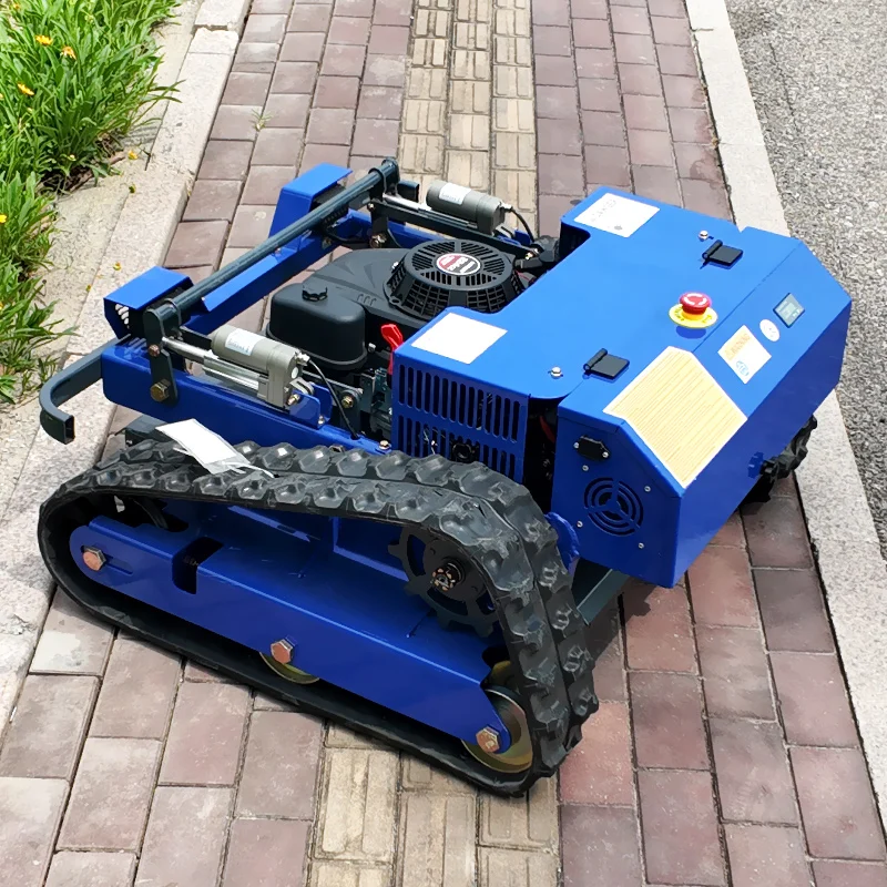 Maßgeschneiderter, hochwertiger, ferngesteuerter Viertakt-Rasenmäher, selbstfahrender, effizienter Garten-Rasen-Unkrautroboter