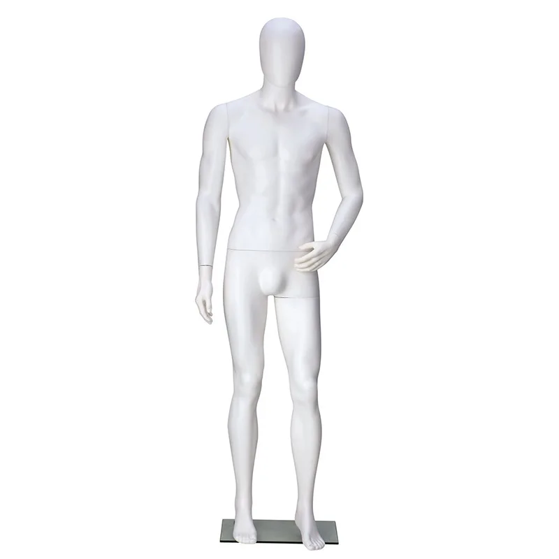 

Clothing store window props model dummy men's clothing display stand shooting clothes skin white plastic whole body human body