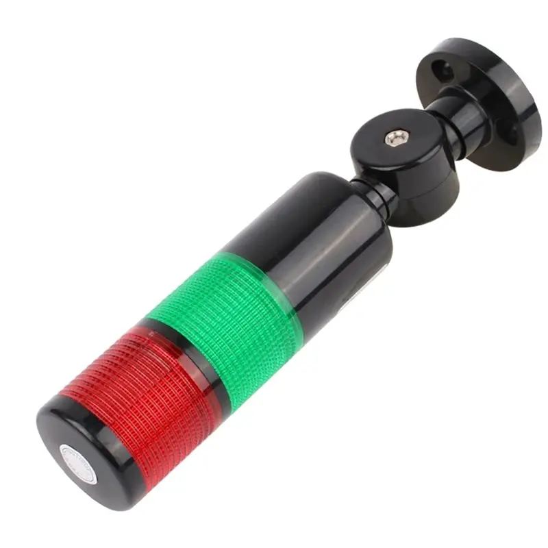 ABVG-Industrial Tower Signal Warning Light H50 2 Layers 110V Red Green Steady Light Indicator Light