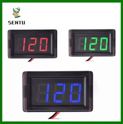 0.56 Digital Voltmeter DC5-120V/DC 5V to 120v Digital Voltmeter Voltage Panel Meter For 12V 24V 96V Electromobile Motorcycle