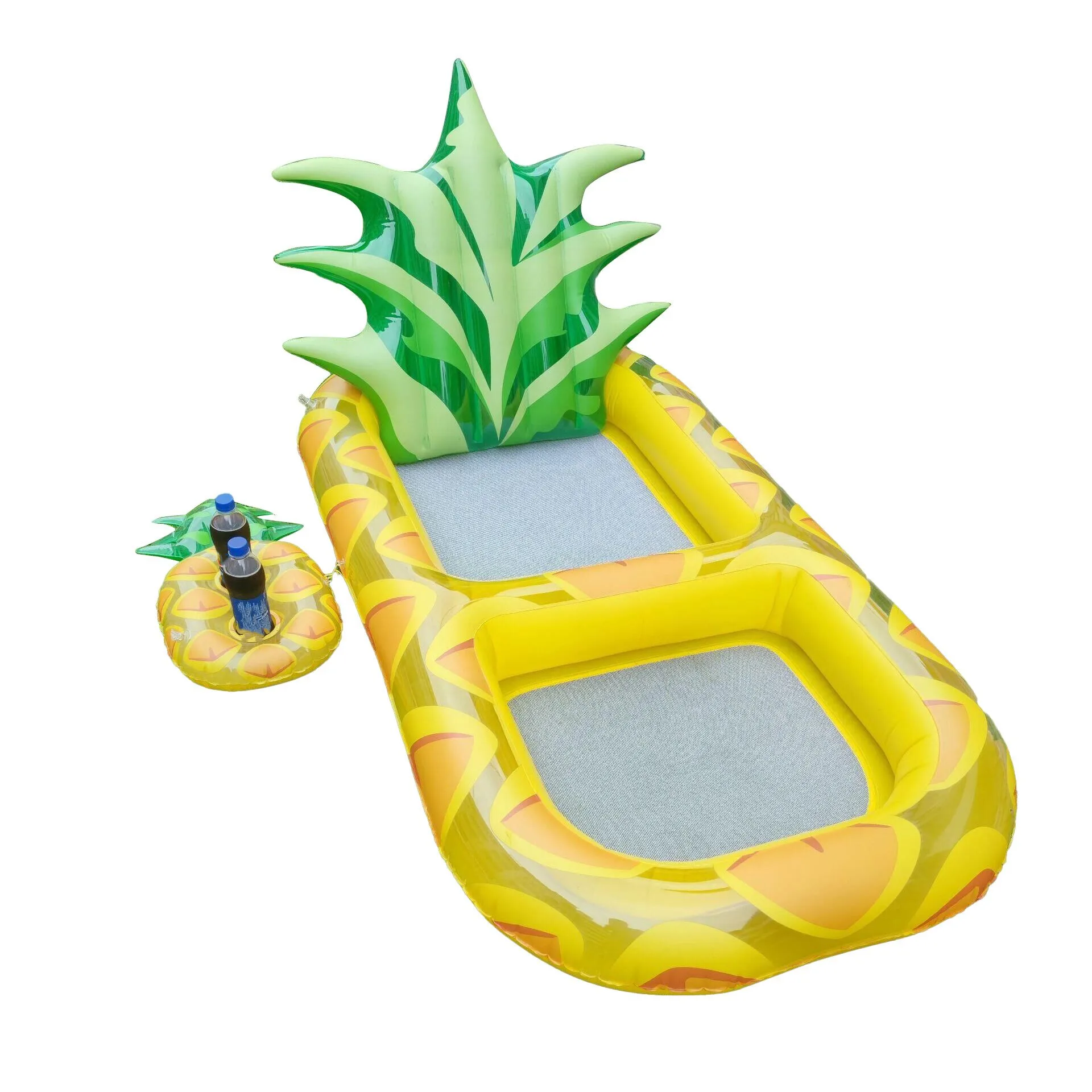 Obst aufblasbare Pool Float mit Getränke haltern Rückenlehne Strand Float Liegestühle Sommer Strand Schwimmbad Party Spielzeug Lounge