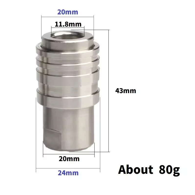 5PCS Stainless Steel High Pressure Water Gun Quick Connector Self-Lock Easy Release Coupler G1/4 M14 Thread Car Wash Accessories