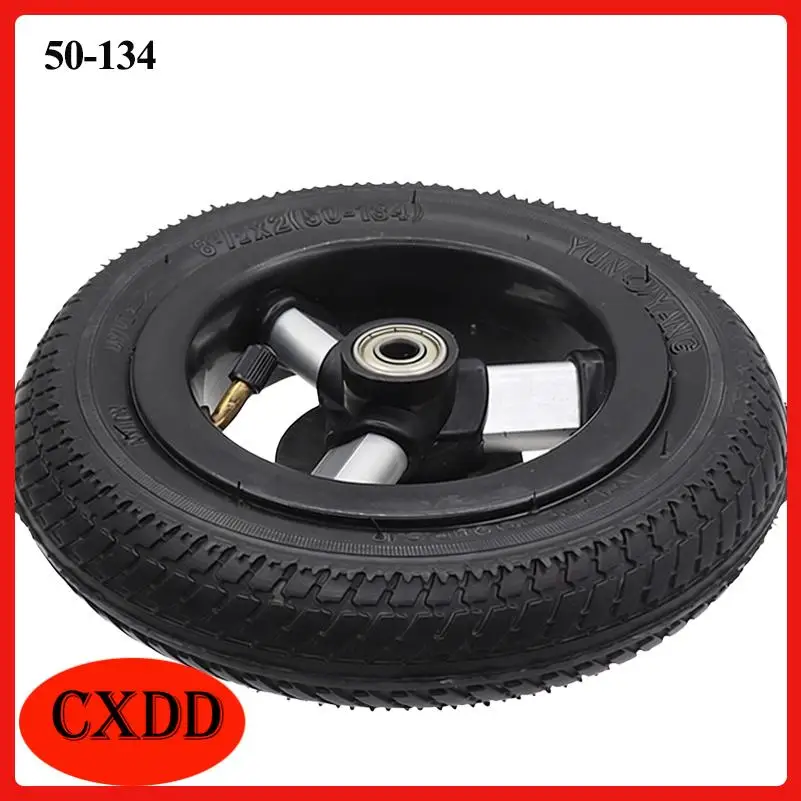 

8 1/2x2 (50-134) Scooter Tire and Hub Assembly Replacement for 8.5 Inch Kids Tricycle Wheels