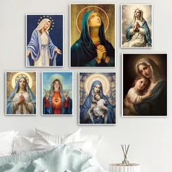 Dziewica Mary plakat wystrój pokoju Livingroom sypialnia sztuka estetyczna naklejki malarskie ścienny