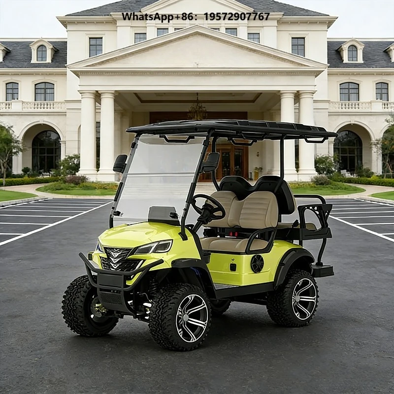 Professional Grade Electric Golf Cart with Intelligent Controller and High Ground Clearance for Golf Course Use