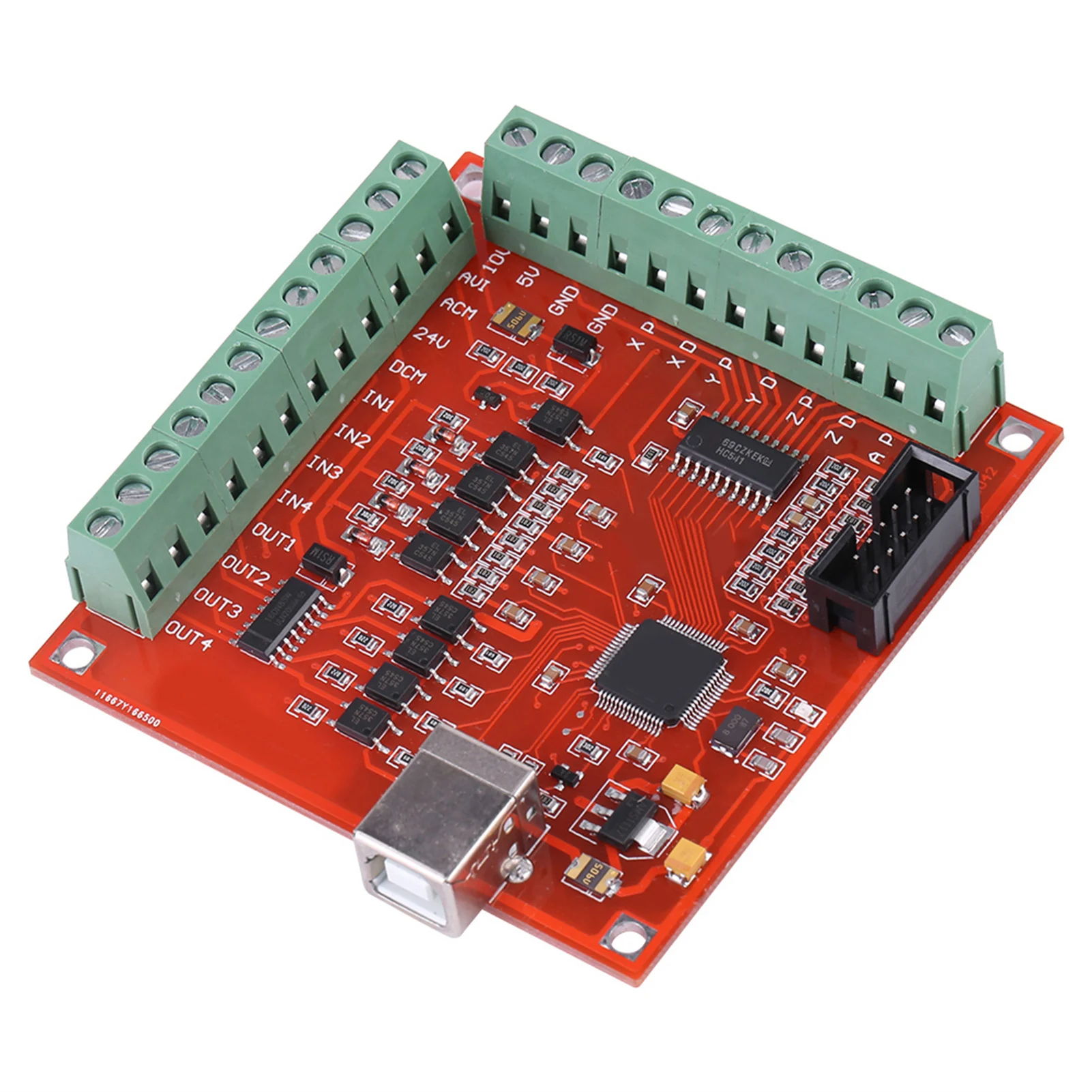 USB MACH3 100Khz Motion Controller Card Breakout Board for CNC Engraving Controller Card