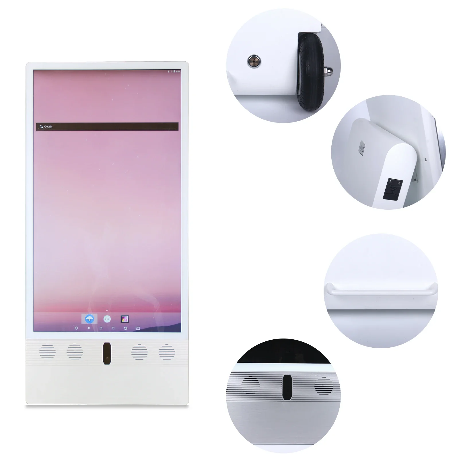 Portworld Automatic Digital Signage Kiosk IP65 Advertising Display 2500 Nits