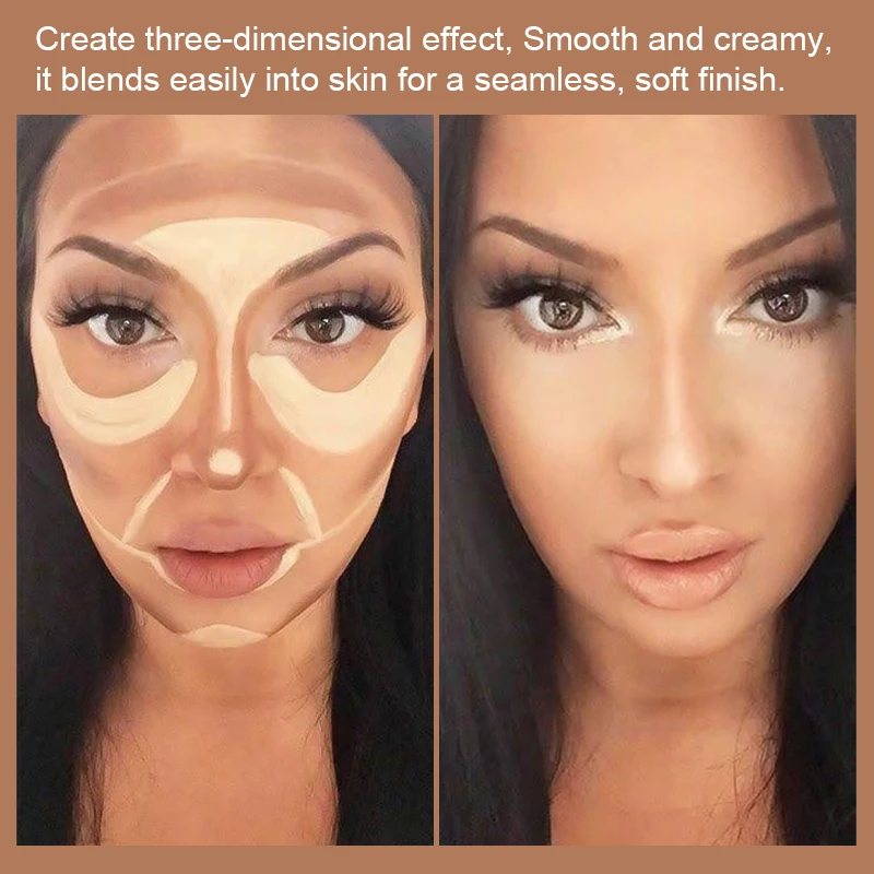 6색 매트 호스 컨실러 팔레트, 다크서클을 커버할 수 있는 얼굴 복구 영양 파운데이션 파티 데일리 스테이지용
