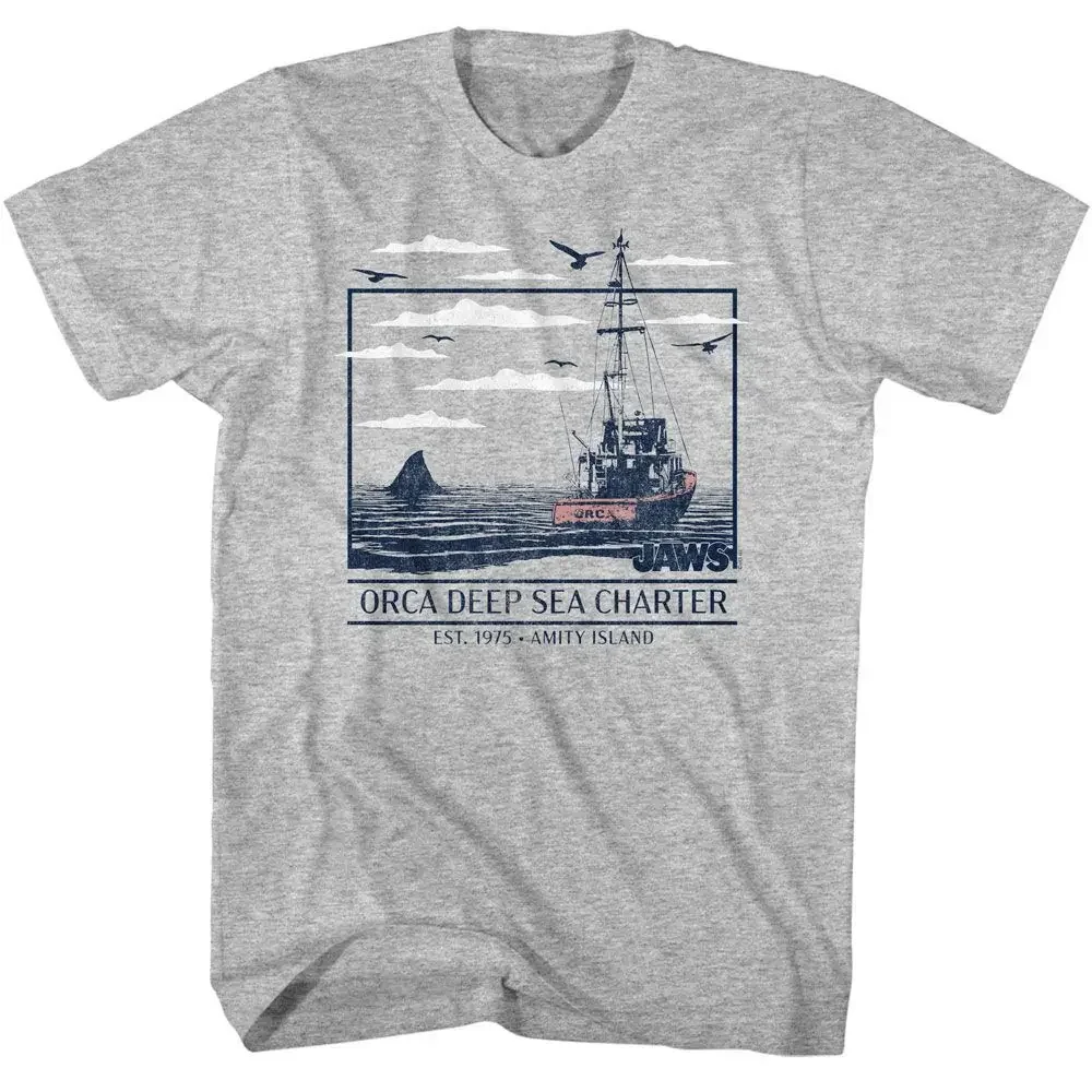 Jaws Orca Deep Sea Boat Movie T Shirt