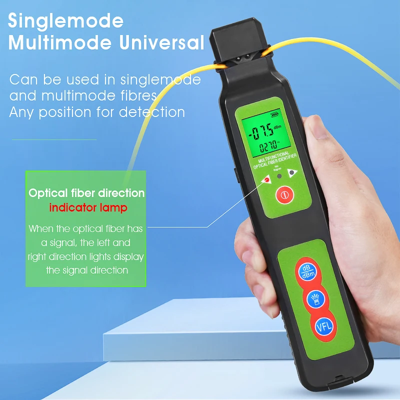 COMPTYCO AUA-40D Charging Fiber Optic Identifier Live with Built in 10mw Visual Fault Locator