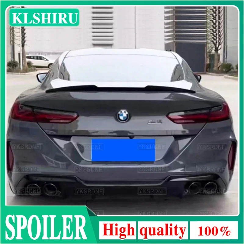 Per BMW serie 8 G16 M8 4 porte 2018 2019 2020 2021 2022 Spoiler ABS nero lucido/Carbon Look posteriore tronco Spoiler ala