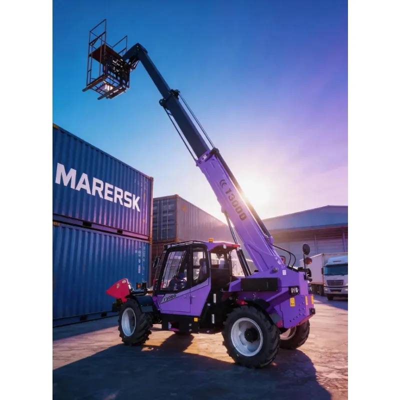 China Brand 3.5 Ton 4 Ton Telehandler 18m Reach Telescopic Forklift for Construction and Farm