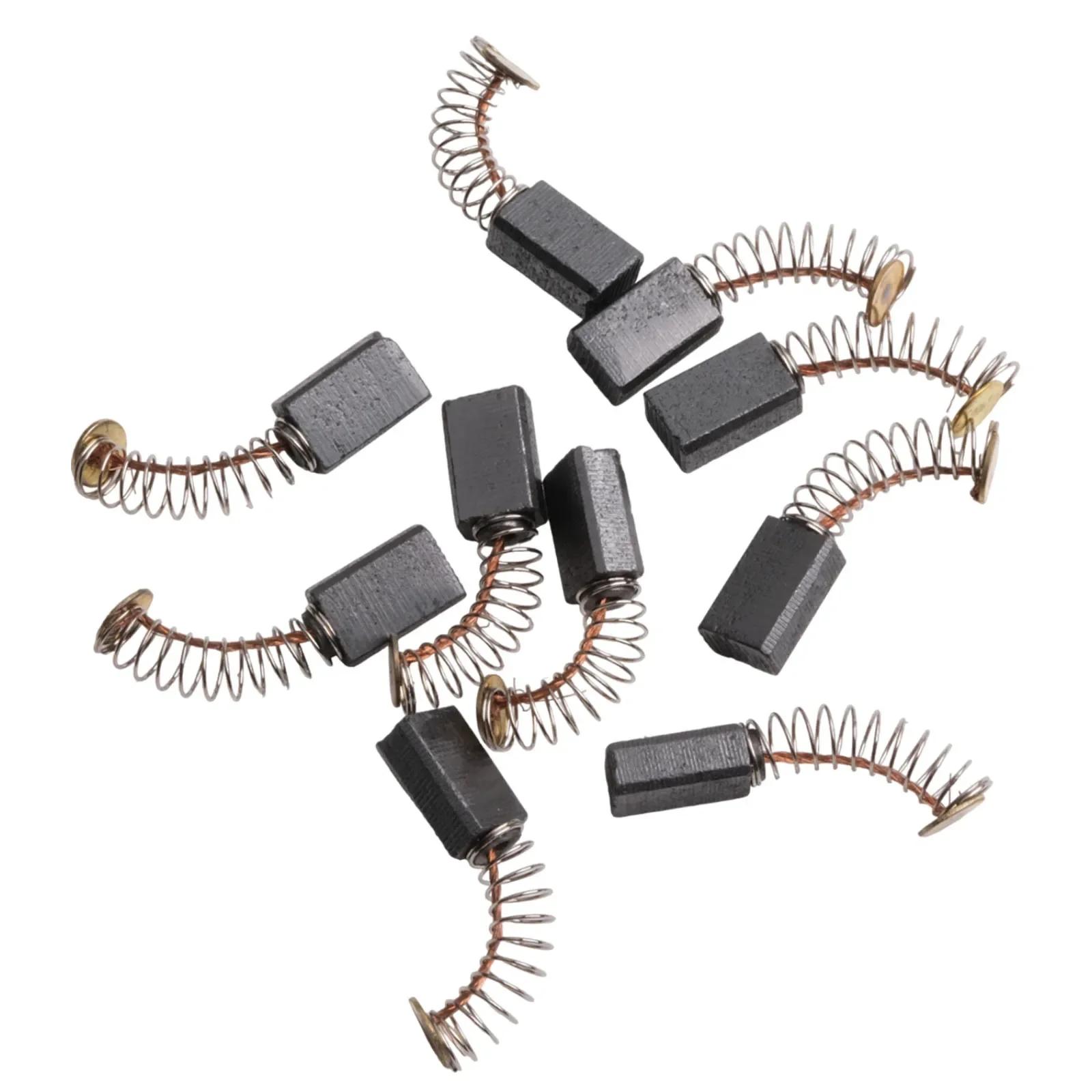 Molle per spazzole Spazzole in carbone Set di spazzole Sostituzione dell'anello di contatto con resistenza meccanica Resistente all'usura Scintilla per pendolarismo