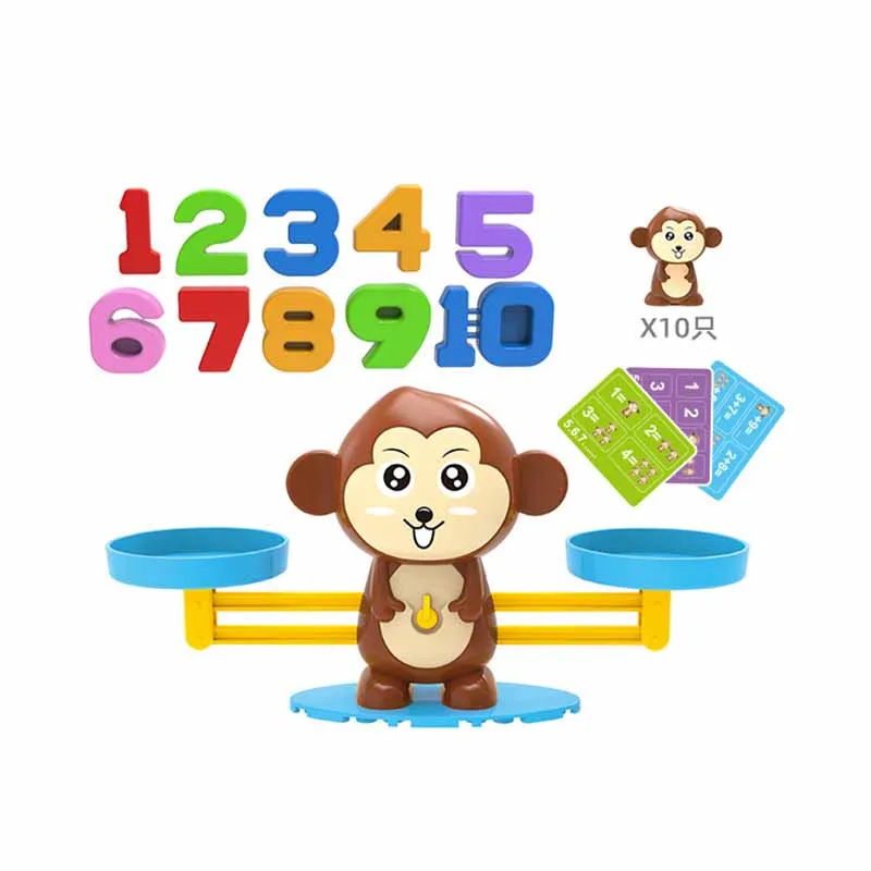 Kids Early Learning Puzzle Toys Creative Arithmetic Addition And Subtraction Scales Toys Parent-child Interactive Desktop Games