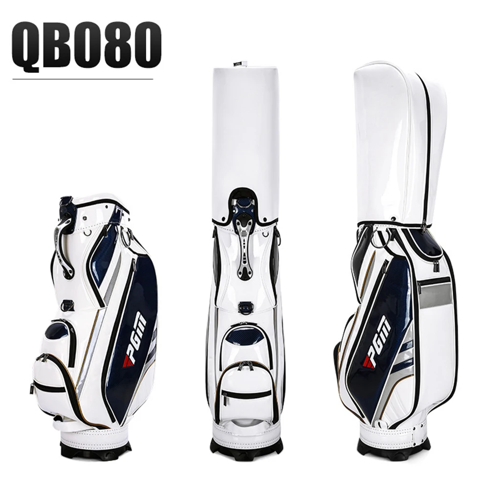 PGM Golf Bag PU Fabric is Waterproof Scratch-Resistant With Large Capacity it Can Hold 13-14 Clubs