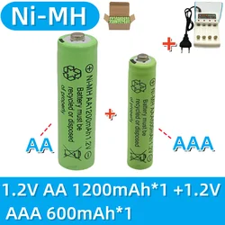 Rechargeable battery 1.2V AA 1200mAh Ni-MH AAA 600mAh  lpega Rechargeable Ni-MH 1.2V AA AAA battery