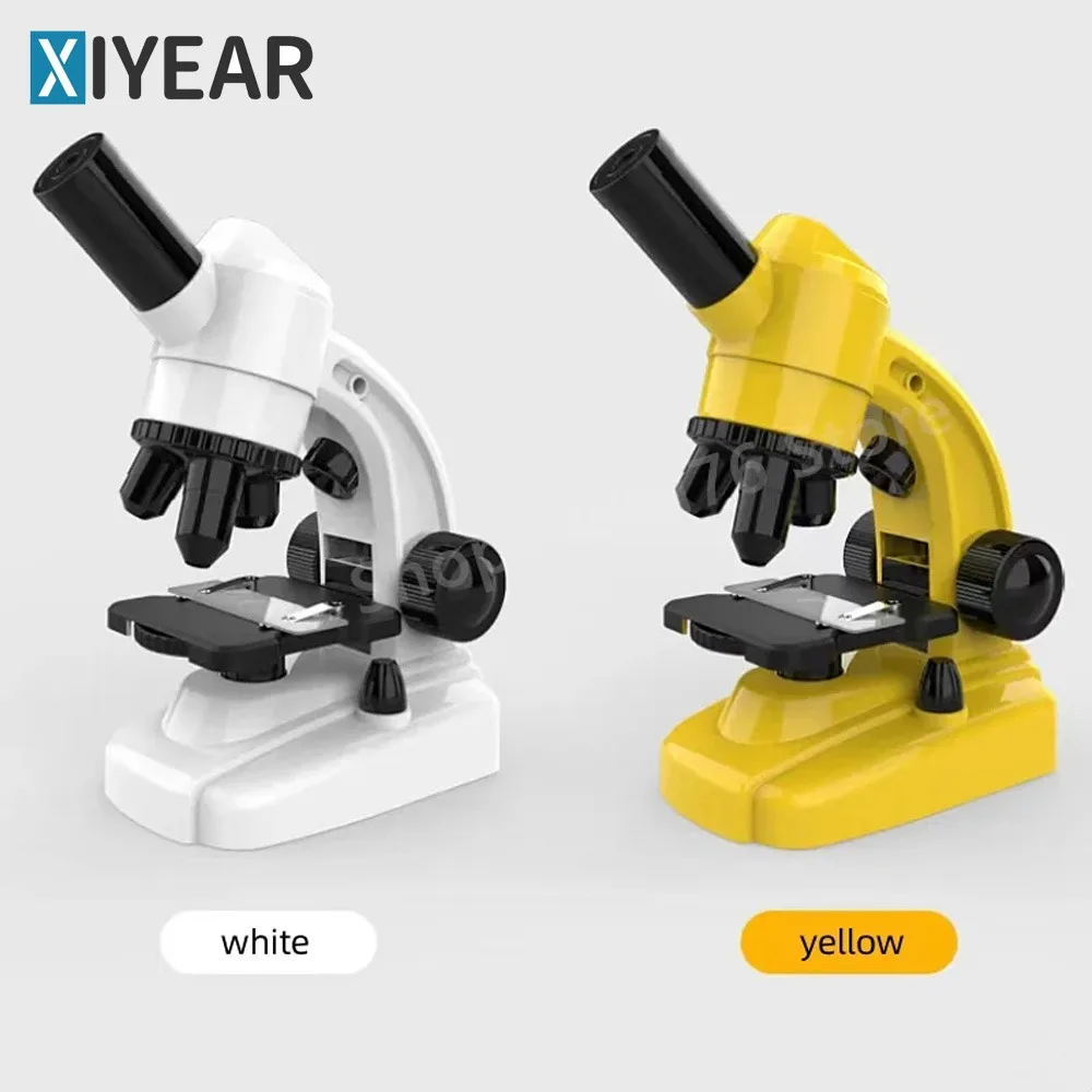 

Children's microscope 1600x biology optics HD microscope primary school students special science experiment microscope set gift