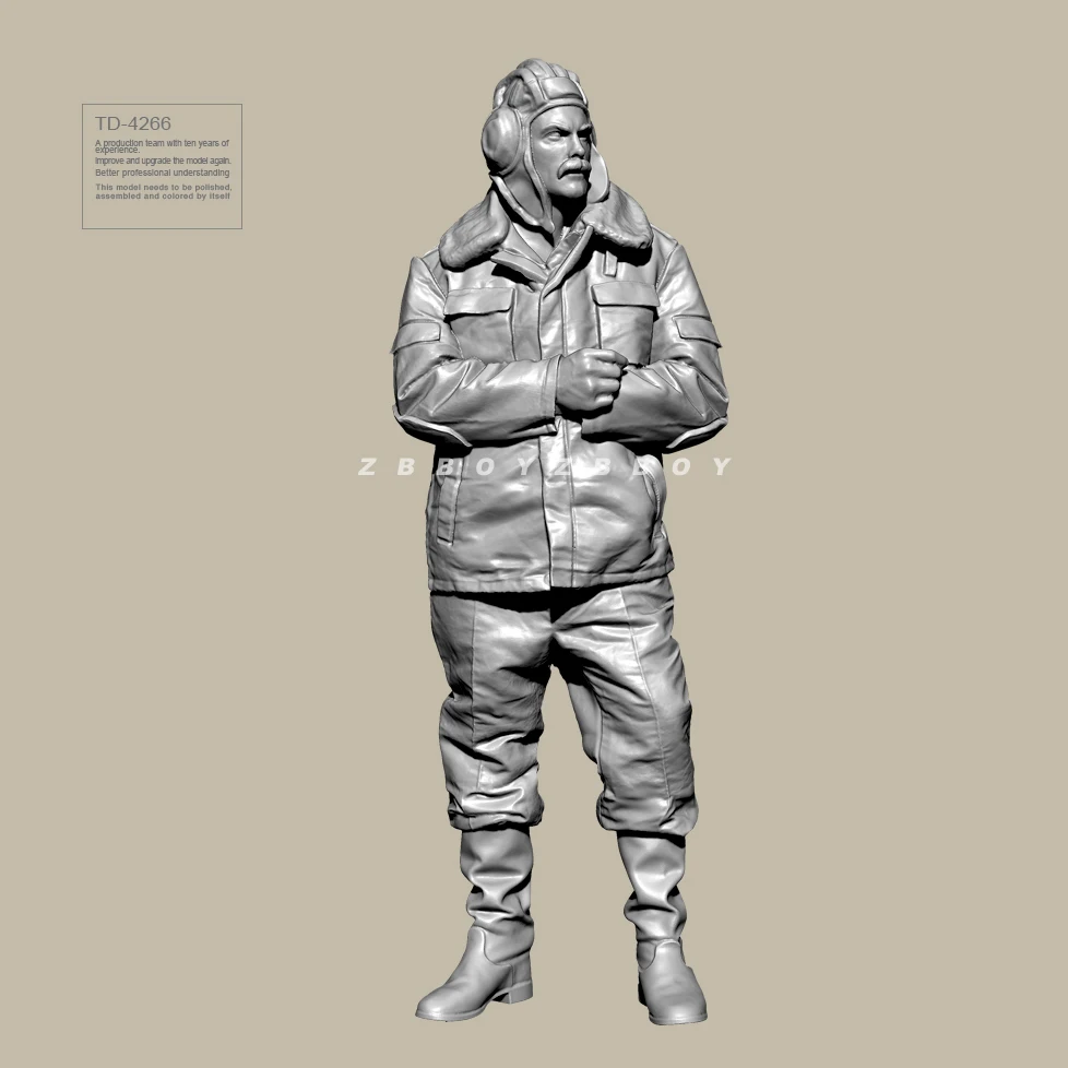 1/35 Resin Russia soldier model kits DIY figure colorless and self-assembled （3D printing）TD-4266