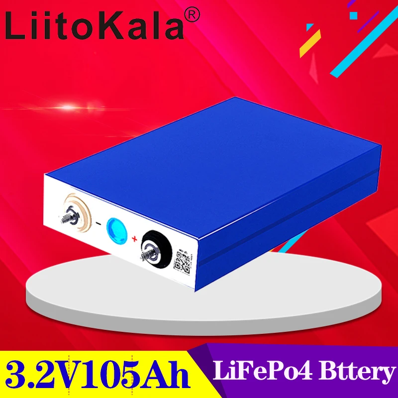 

Аккумулятор LiitoKala класса A, 3,2 в, 90 а/ч, lifepo4, 12 В, 24 В, 86 а/ч