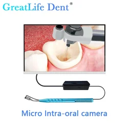 GreatLife Dent Dental Micro Intra-Oral Camera Real Time Wifi 24 Inch Screen Visual Root Canal Removal/ Mouth Mirror/Endo Motor