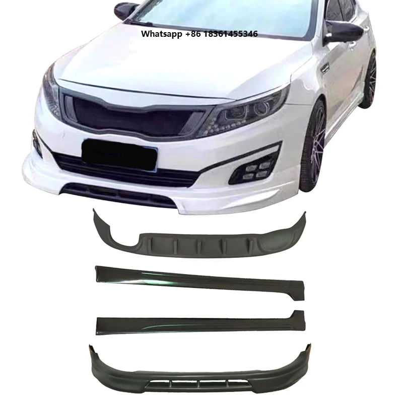 FOR K5 2011 2012 2013 Front Lip Rear Lip Side Skirts Diffuser Lip Car Body Kits ABS Material Exterior Parts