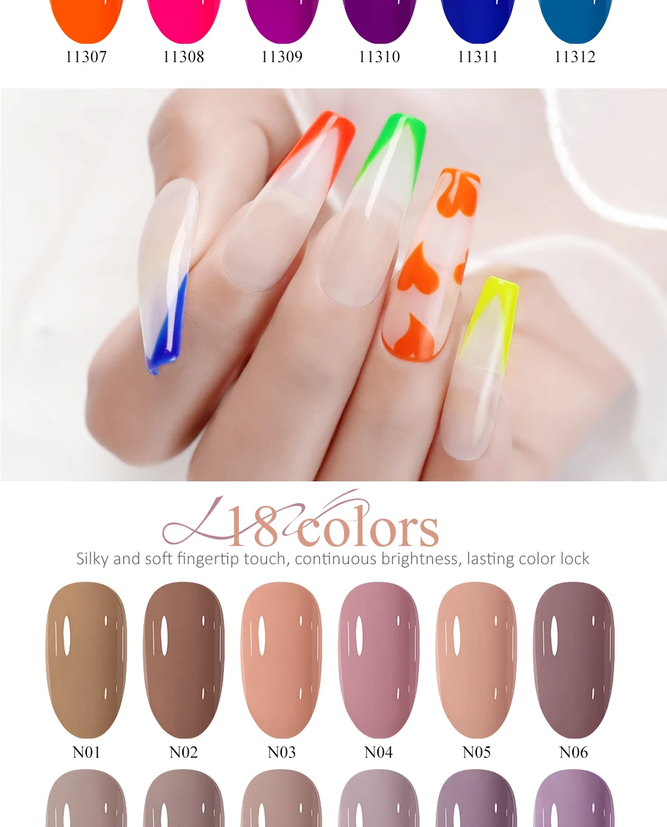 Arte Clavo Großhandel 15ml HEMA- und TPO-freier UV-LED-Gel-Nagellack, ablösbarer Gel-Lack, Nagelkunst, Dropshipping, Salonbedarf – Detail 5