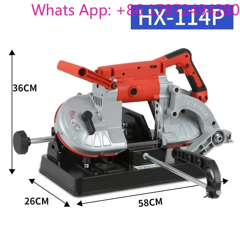 Automatic Woodworking Band Saw, Small Mini Desktop Lithium‑Powered 45‑Degree Angle Sawing Equipment
