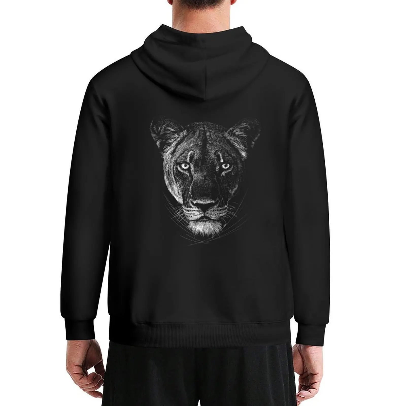 

lioness Hoodie korean clothes anime clothing autumn new products aesthetic clothing tracksuits
