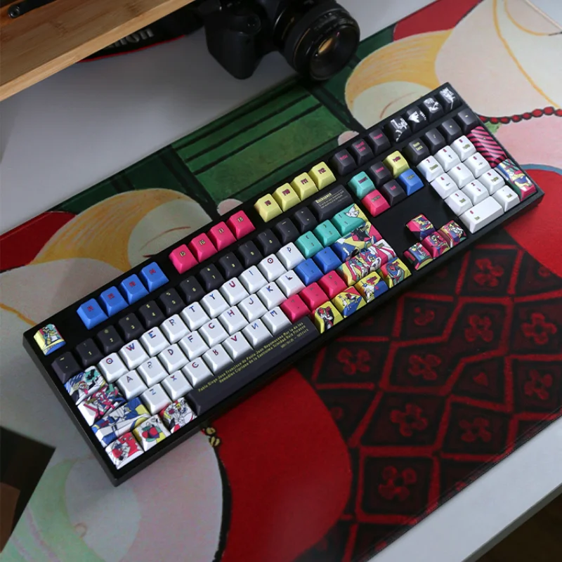 Imagem -04 - Mifuny Art Painter Tema Keycaps Pbt Keycap Perfil Cereja Jogos Acessórios de Teclado Mecânico Personalizado 121 Chaves