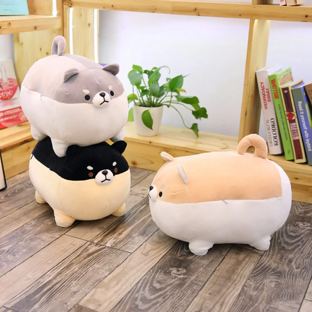 30 سنتيمتر لطيف الدهون شيبا Inu الكلب ألعاب من نسيج مخملي محشوة لينة Kawaii فصيل كورجي تشاي الكلب الكرتون وسادة هدية جميلة للأطفال طفل الأطفال