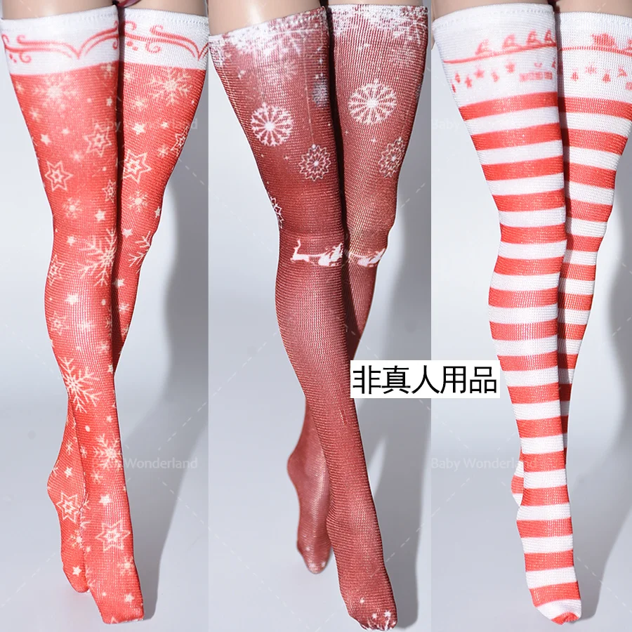 1/6 Tbleague Christmas Socks With Ankle Socks Clothing Model Accessories Fit 12