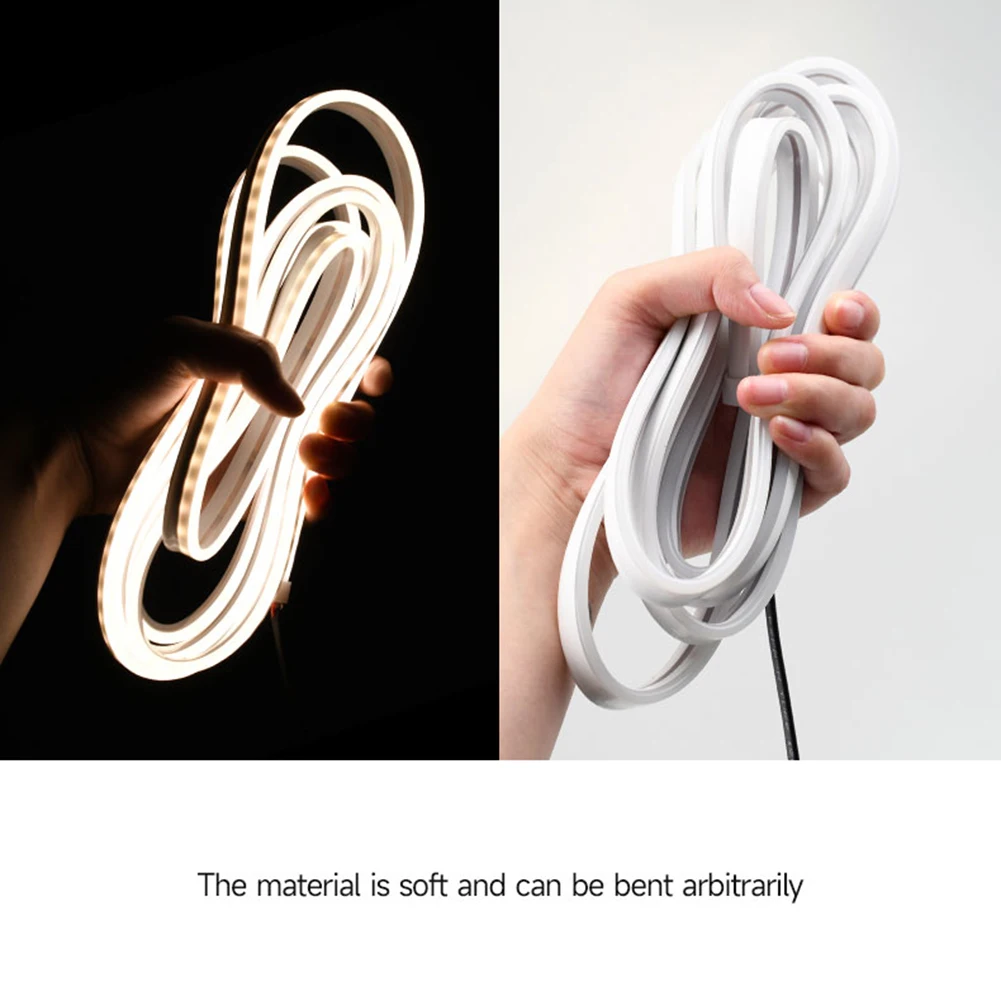 Bande Lumineuse LED Universelle en Silicone pour Coffre Avant de Voiture, Éclairage Modifié pour les Positions Modèle 3 Y, Étanche et Flexible