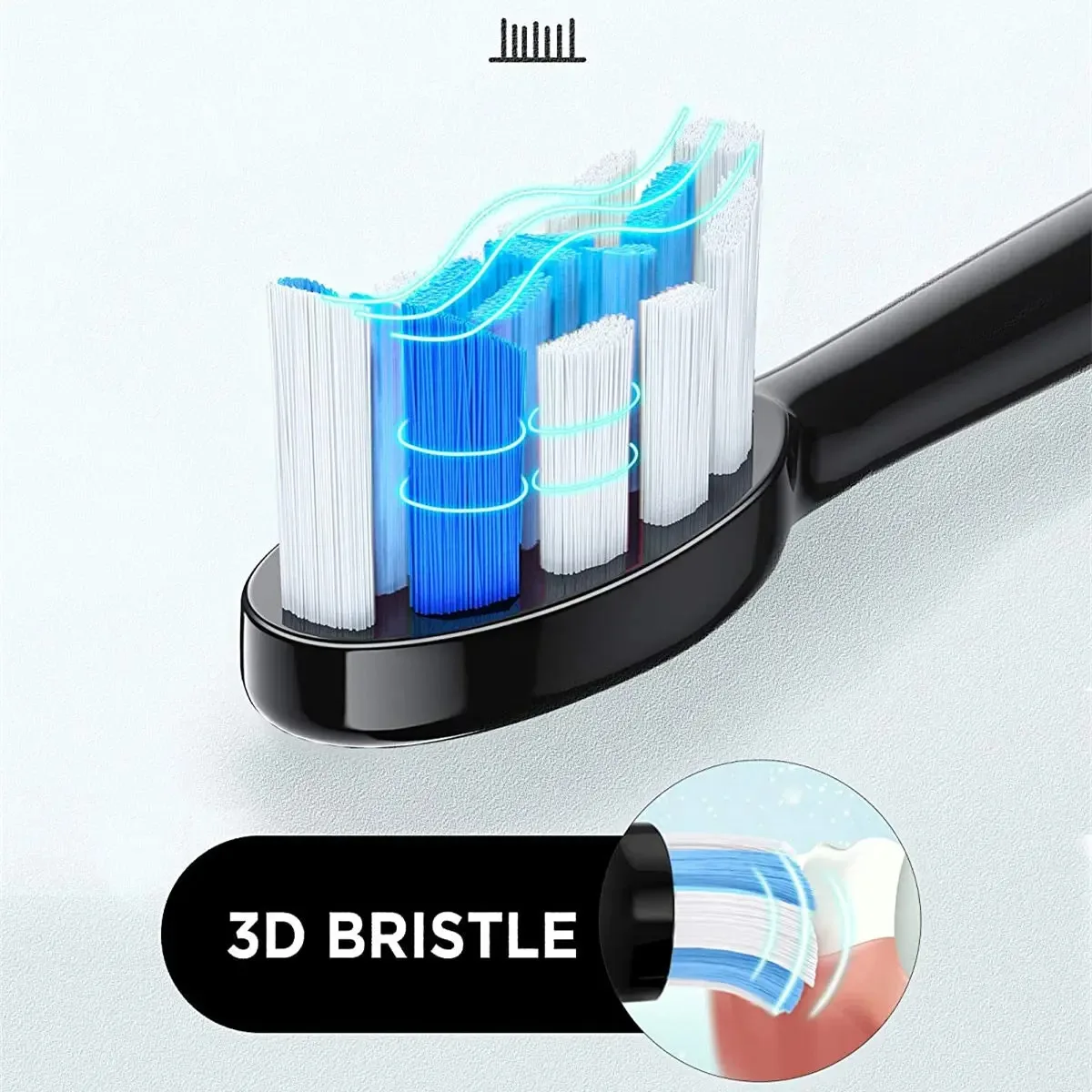 Fairywill P11 T9 P80 Electric Toothbrush Heads Compatible with Fairywill P11 T9 P80 Electric Toothbrush，4/8/16pcs