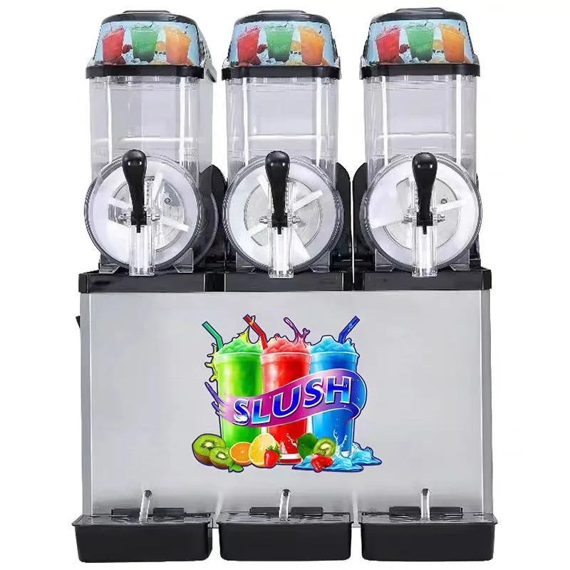 

1 Tanks 2 Tanks 3 Tanks Slush Machine High Quality Frozen Commercial Kitchen Refrigeration Equipment Good Price for Sale