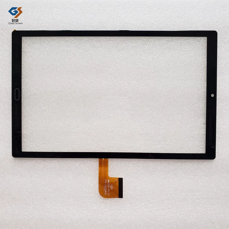 Zwart 10.1Inch P/N WWX394-101-V1 Fpc Tablet Capacitieve Touch Screen Digitizer Sensor Externe Glas Panel