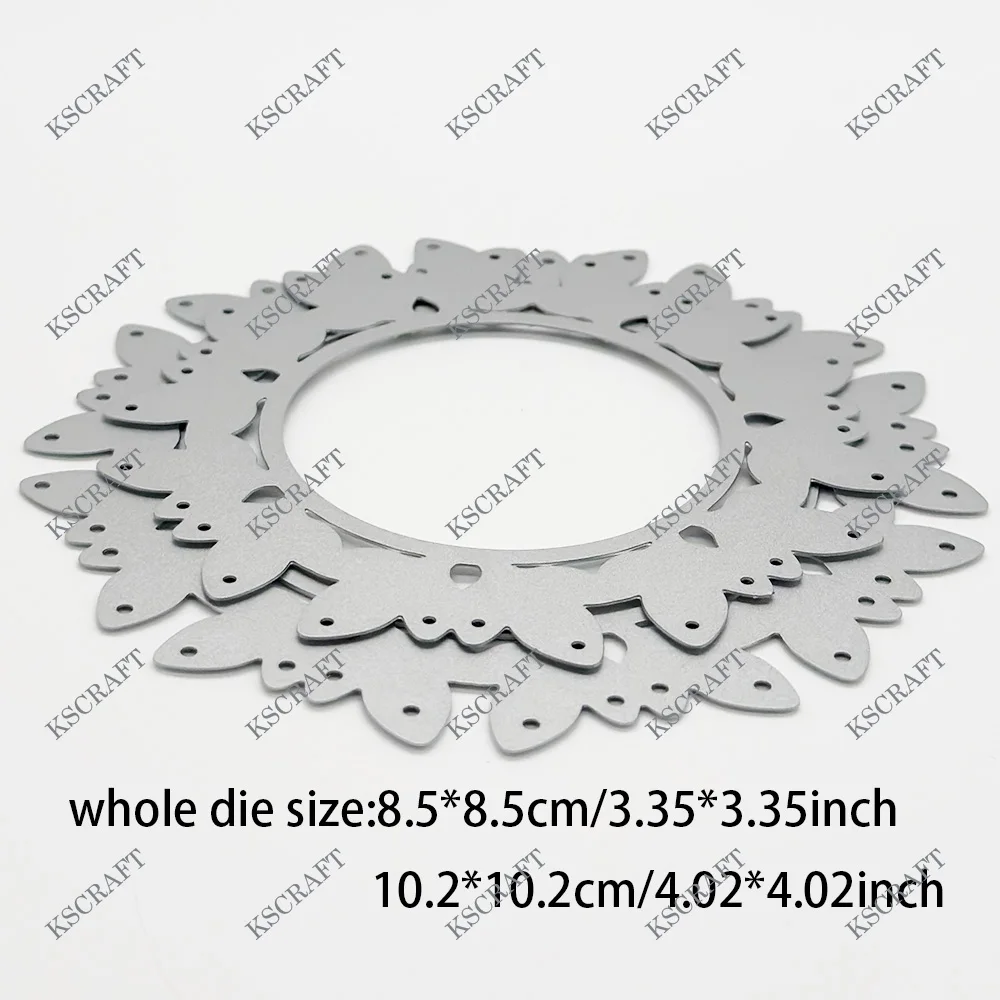 KSCRAFT Leaf Doily Cutting Dies Stencils for DIY Scrapbooking Decorative Embossing DIY Paper Cards