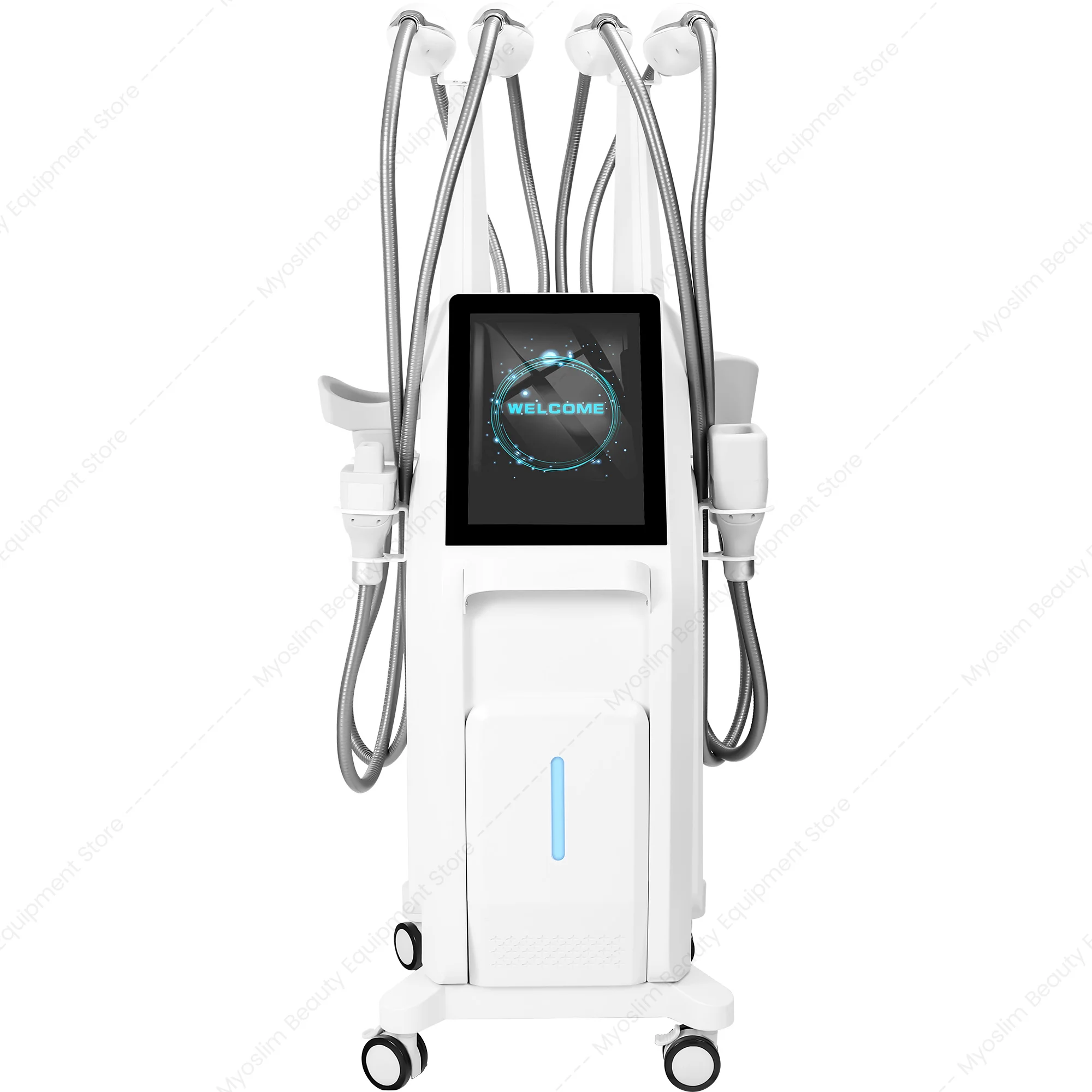360° Surround Cooling Body Sculpt Machine 4 Handles 6 Probes 4‑Channel Simultaneous Work Non‑Invasive Cellulite Removal Salon