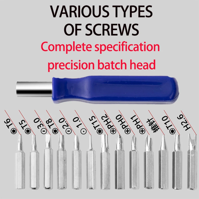 16 In 1 Magnetic Precision Screwdriver Kit Portable Repair Tools Fit Phone Tablet Camera Laptop Household Supplies