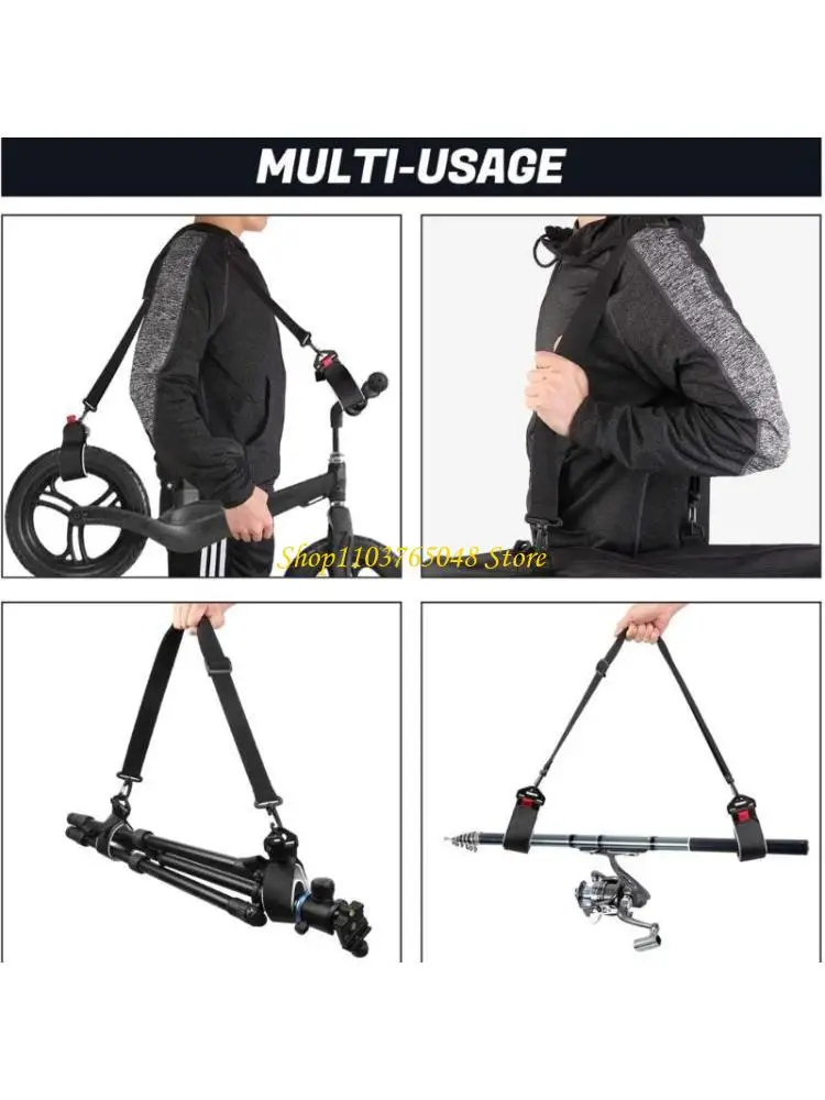 

R53E Ski Strap Ski Straps Shoulder Adjustable Ski Rod Transport, Adjustable