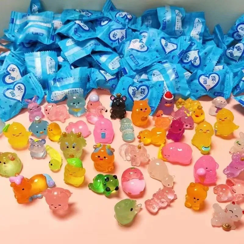 

Night Light Miniature Animals Blind Bag Mini Simulation Small Cartoon Model Children Toy Surprise Blind Box Gift Prize Draw Game
