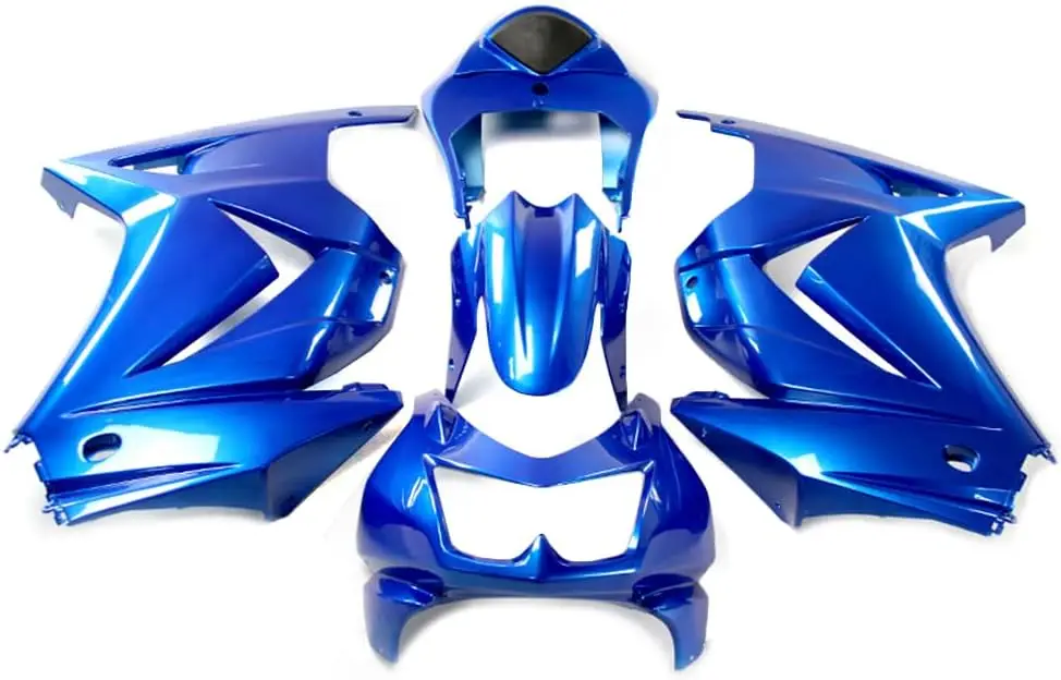 

Injection Fairings Kit Compatible for Kawasaki Ninja 250R EX250J 2008-2012 2009 2010 2011 NINJA250 08 09 10 11 12 ABS Plastic Mo