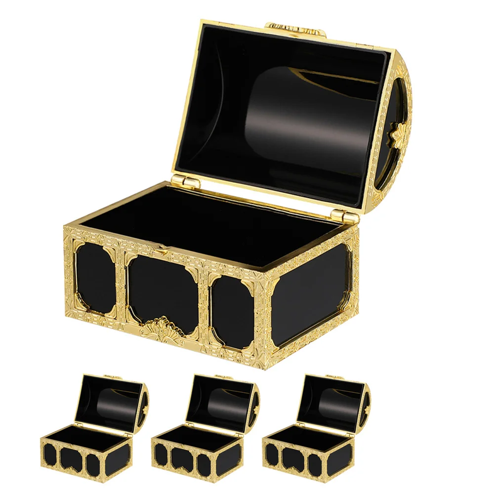 

4Pcs Pirate Candy Boxes Small Treasure Chest Candy Packaging Box Wedding Party Sweets Favor Boxes Gift Containers
