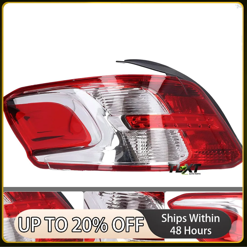 Left/Right Side Tail Lamp FOR Peugeot 301 2012 2013 2014 2015 2016 Rear Tail Light Brake Lamp with