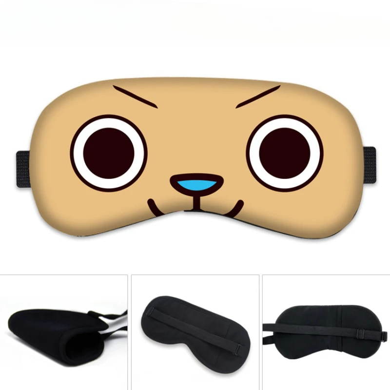 Japanischer Anime One Piece Monkey D. Ruffy Zoro Chopper Hübsche und süße Augenmaske Kleines Geschenk