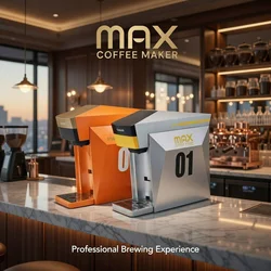 Icafilas 5-in-1 Coffee Machine Multiple Capsule Pod KCUP Ground Coffee Tea Maker 19Bar Cappuccino Nespresso Small Cafeteria