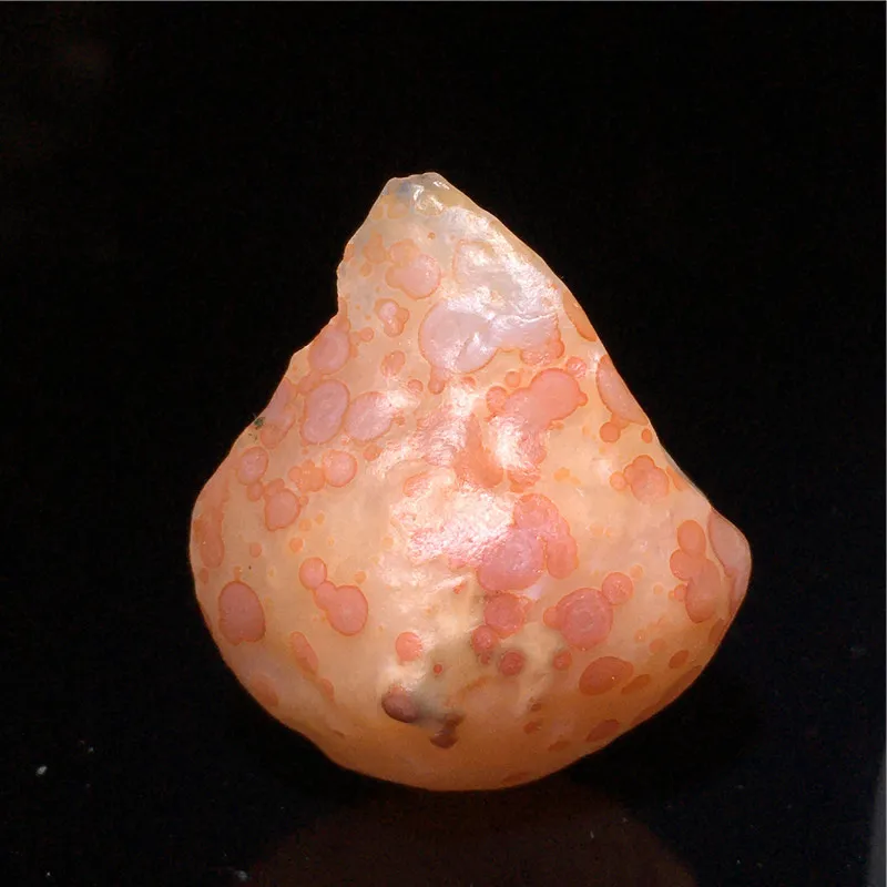 High-quality natural Alxa Gobi Desert grass flower agate mineral specimen pictographic handpiece ornaments crystals Ornament