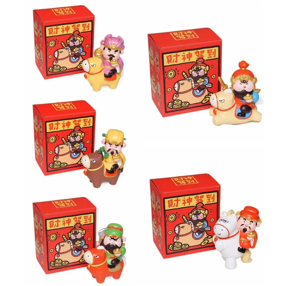 الراتنج 2026 الحصان سنة التماثيل سنة الحصان النمط الصيني إله الثروة تمثال الزخرفية زودياك الحصان التميمة #5