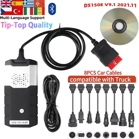 Cd Vd Ds150e delphis pro V3 NEC Obd2 Scanner VCI KEYGEN 2021.11 Car Truck ds150 2024 v3 bluetooth Obd Scanner Diagnostic Tools