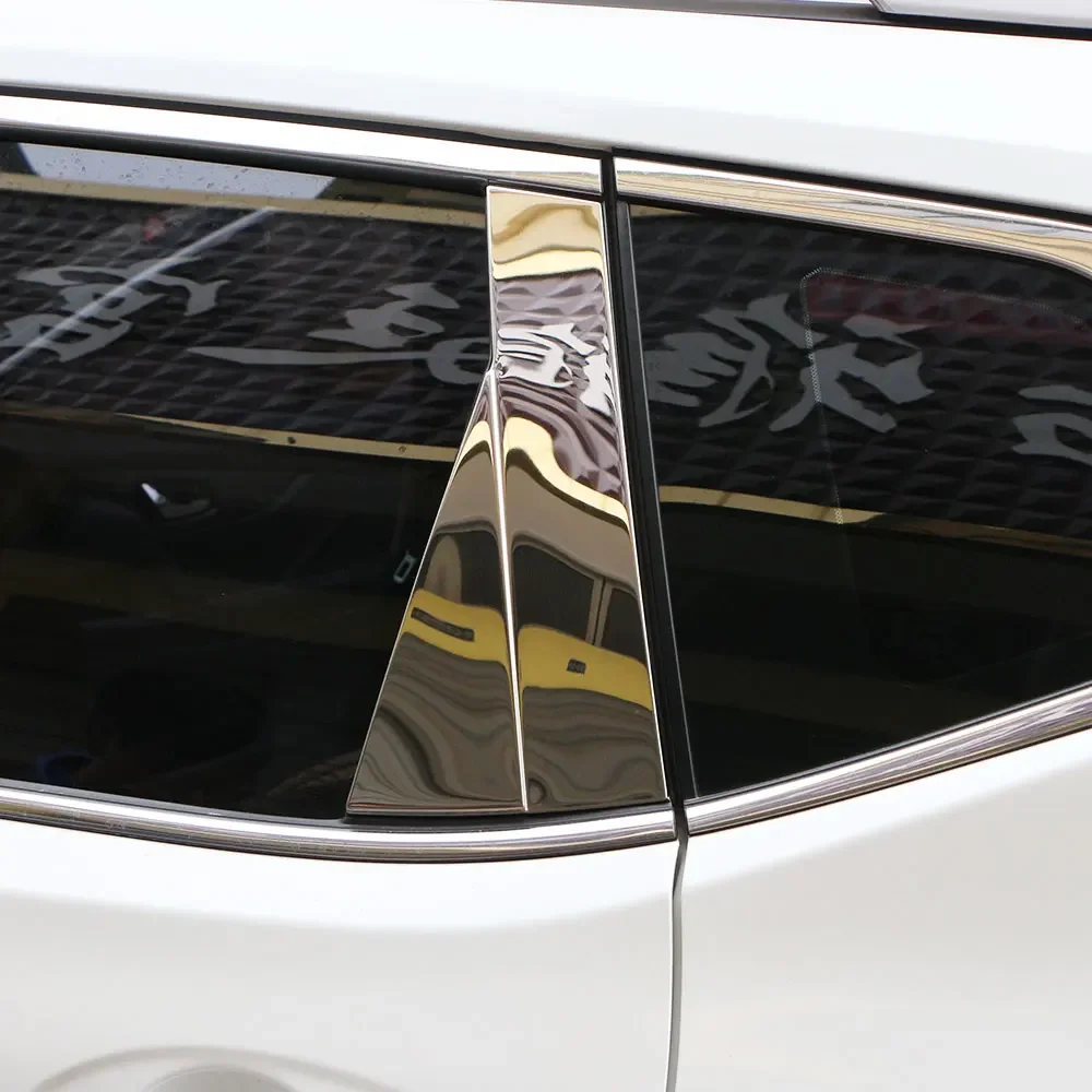 Car Accessories for Nissan Rogue X-Trail XTrail T32 2014-2021 Stainless Steel Door Window Pillar Posts Cover Trim Sticker