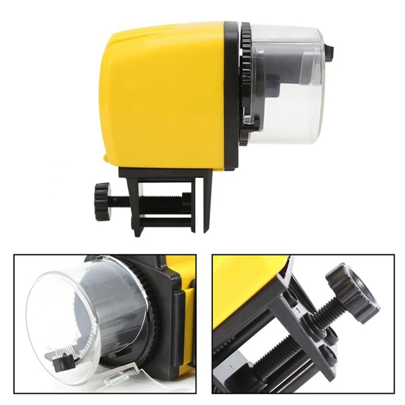 

Кормушка для аквариума, портативный домашний инструмент для кормления, цифровой дисплей, регулируемый автоматический механизм кормления